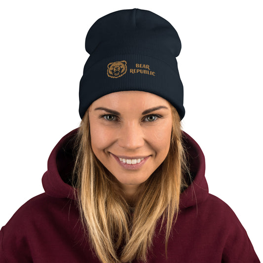 Bear Republic Embroidered Beanie